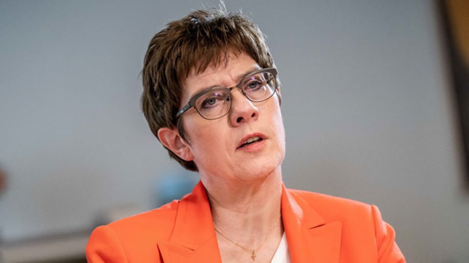 Die Deutsche Verteidigungsministerin Annegret Kramp-Karrenbauer.