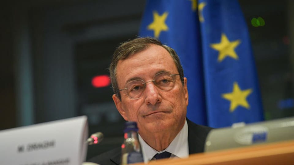 Mario Draghi, Präsident der Europäischen Zentralbank.