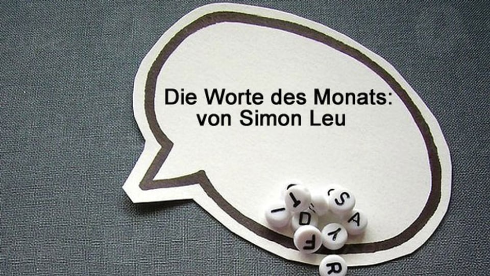 Die Worte des Monats von Simon Leu.