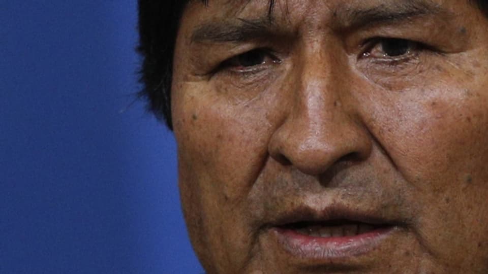 Evo Morales, Präsident von Bolivien.