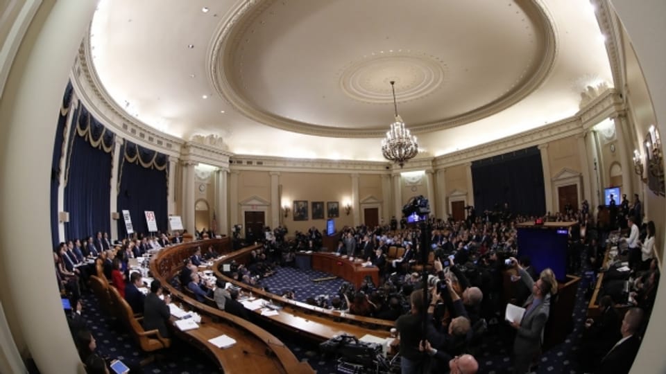 Impeachment-Befragung im Capitol Hill in Washington, am 13. November 2019.