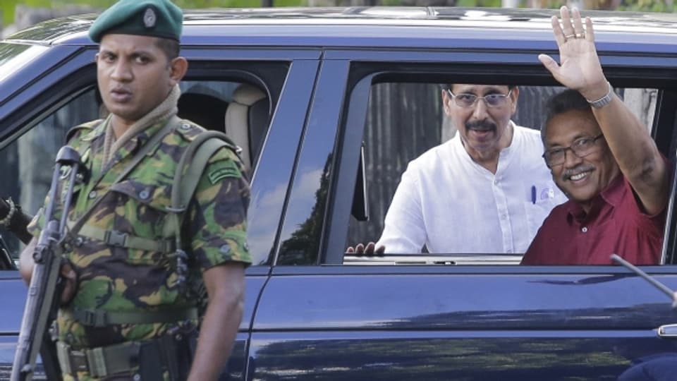 Wahlsieger Gotabaya Rajapaksa.