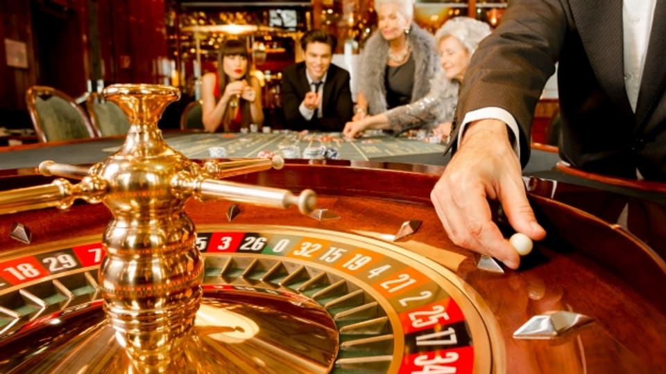 Roulette in einem Casino. Symbolbild.