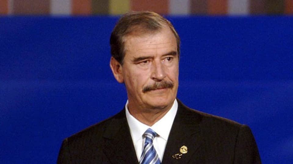 Mexikos Ex-Präsident Vicente Fox. Archivbild von 2006.