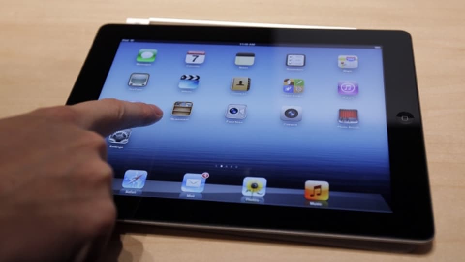 Ein Tablet des Apple-Konzerns.