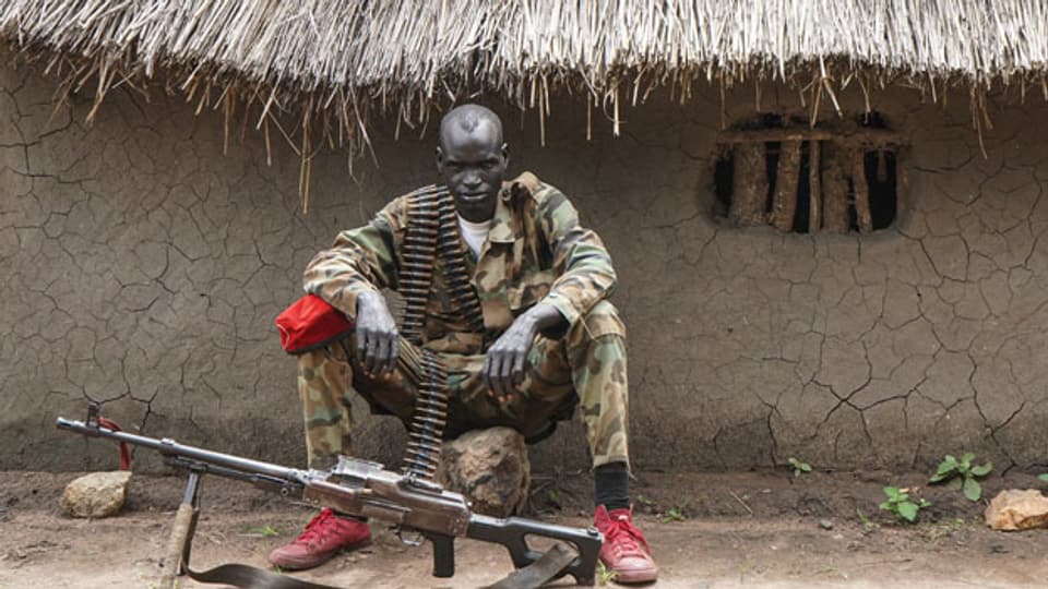 Ein Rebell in Südsudan.