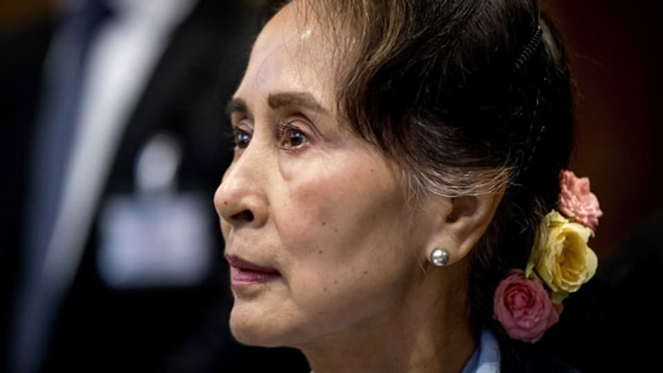 Regierungschefin von Burma, Aung San Suu Kyi.