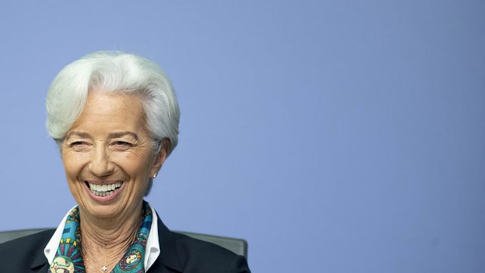 Die Präsidentin der Europäischen Zentralbank EZB Christine Lagarde in Frankfurt am Main 12. Dezember 2019.