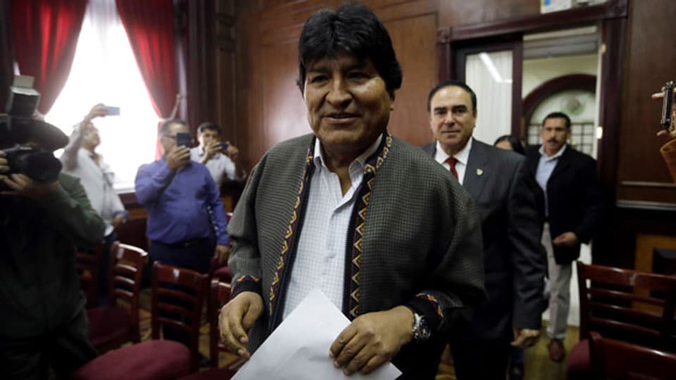 Evo Morales, ehemaliger Präsident von Bolivien.