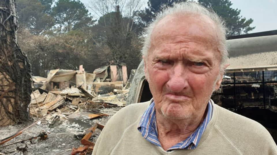 Ron Stainstreet (81) hat beim Feuer alles verloren.