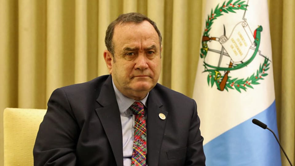 Der neue guatemaltekische Präsident Alejandro Giammattei.