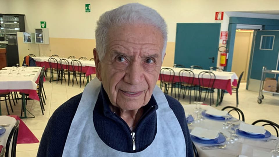 Sergio Nottoli ist 85jährig. Er trat den Kommunisten 1945 bei.
