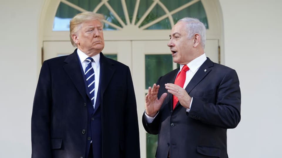 US-Präsident Donald Trump (links) und Israels Premierminister Benjamin Netanyahu.