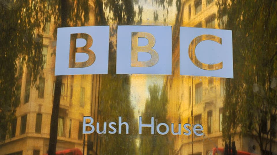 Büros der BBC British Broadcasting Corporation im Zentrum Londons.