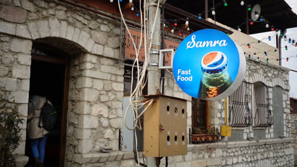 Das syrische Fast-Food-Lokal «Samra» in Stepanakert, Berg-Karabach.