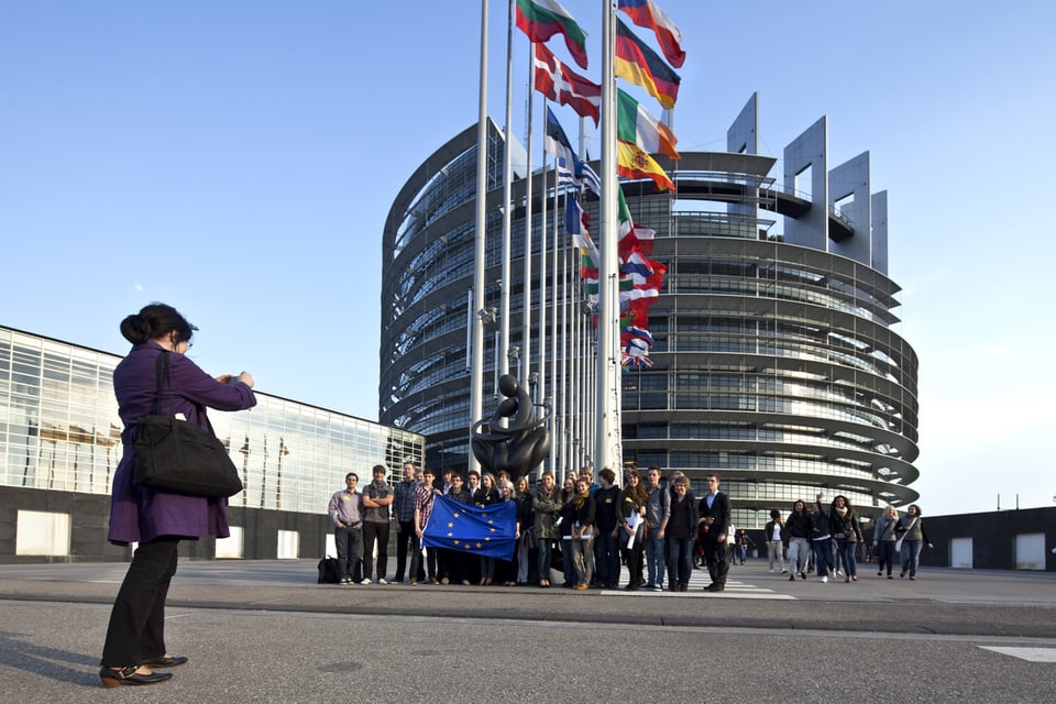 Das Europaparlament in Strassburg