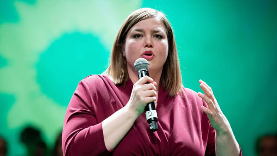 Katharina Fegebank (Bündnis 90/Die Grünen), Zweite Bürgermeisterin und Senatorin für Wissenschaft von Hamburg will erste Bürgermeisterin werden.