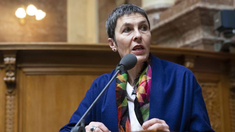 SP-Vizepräsidentin Barbara Gysi ärgert sich: Am Schluss resultiere ein Überschuss. Sie fordert Anpassungen bei der Schuldenbremse.