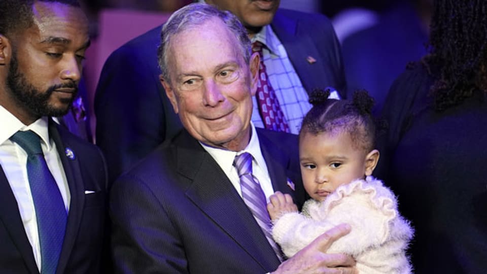 Der demokratische Präsidentschaftskandidat Michael Bloomberg bei seinem Wahlkampfstart von «Mike for Black America».