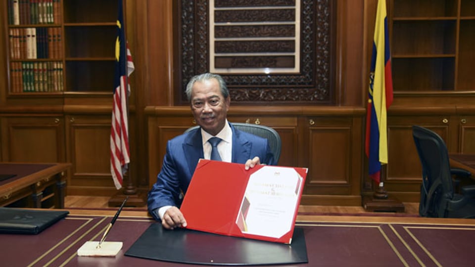Muhyiddin Yassin, neuer Premierminister von Malaysia.