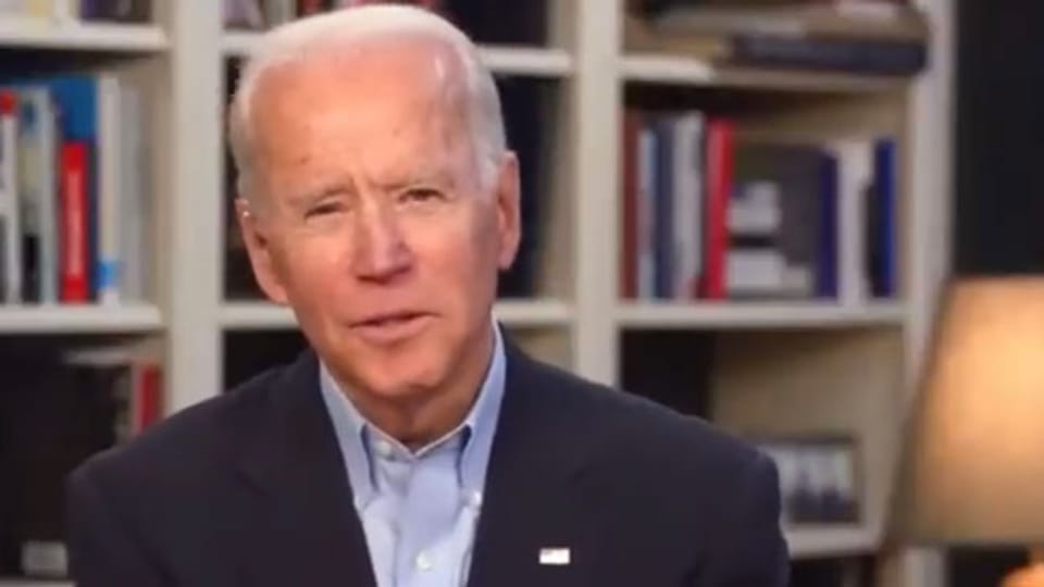 Ex-Vice-Präsident Joe Biden: Screen Shot der Jimmy Fallon Show auf NBC.