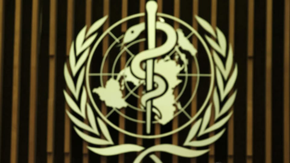 Das Logo der WHO.