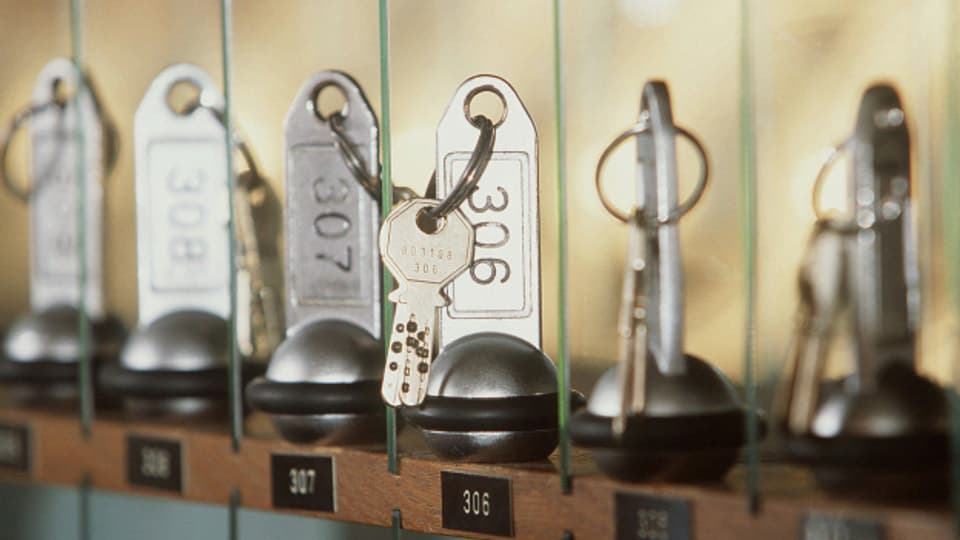 Hotel-Schlüssel.