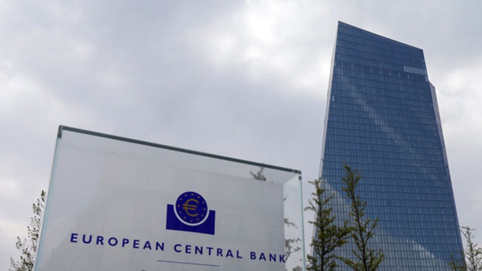 Das Gebäude der EZB in Frankfurt.