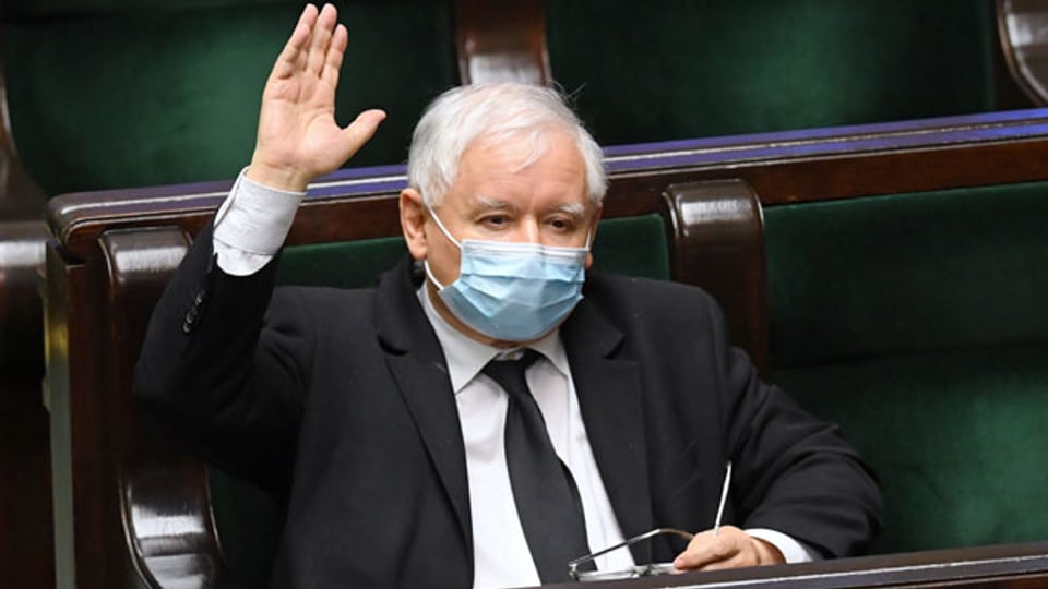 Polens mächtigster Mann und Präsident der Regierungspartei PiS, Jaroslaw Kaczynski.