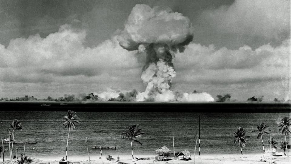 US-Atomwaffentest im Bikini-Atoll, 1946.