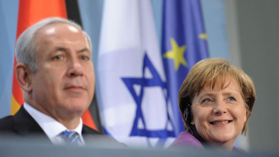 Die deutsche Bundeskanzlerin Angela Merkel und der israelische Ministerpräsident Benjamin Netanjahu.