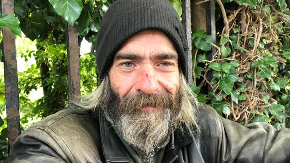 Der obdachlose Gerry: «Jeden Tag muss ich schauen, wie ich zu meinem Essen komme und im Winter ist es nachts brutal kalt.»