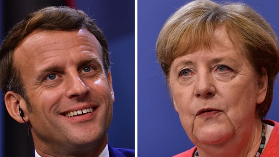 Frankreichs Präsident Emmanuel Macron und Bundeskanzlerin Angela Merkel.