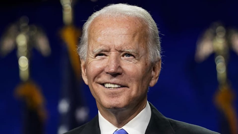 Der demokratische Präsidentschaftskandidat Joe Biden spricht während des vierten Tages des Demokratischen Nationalkonvents am 20. August 2020.