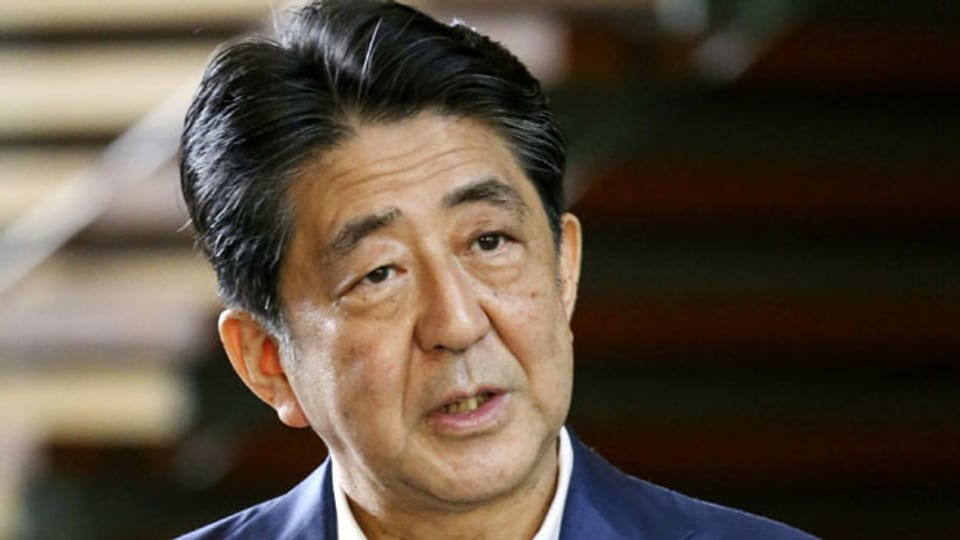 Japans Regierungschef Shinzo Abe.