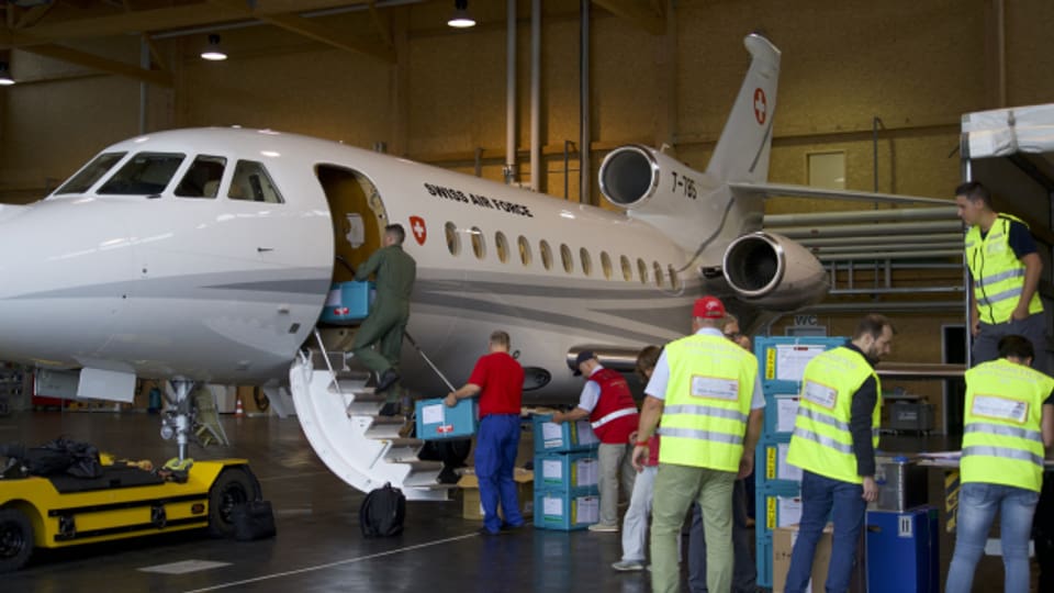 Das Schweizerische Korps für humanitäre Hilfe bringt Fachleute und Material nach Beirut.