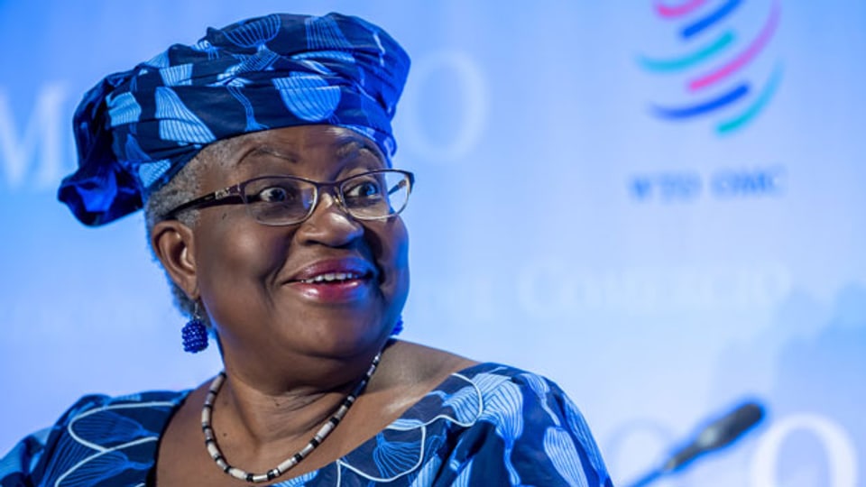 Ngozi Okonjo-Iweala aus Nigeria, Kandidatin für das Amt der WTO-Generaldirektorin.