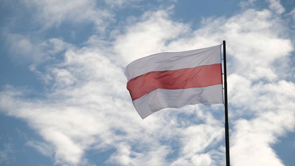 Die Fahne von Belarus.