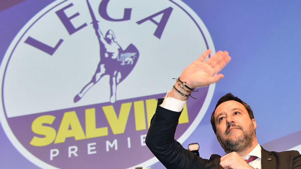 Der Chef der Lega-Partei in Italien, Matteo Salvini.
