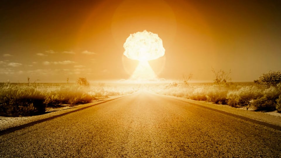 Explosion einer Atombombe. Symbolbild.