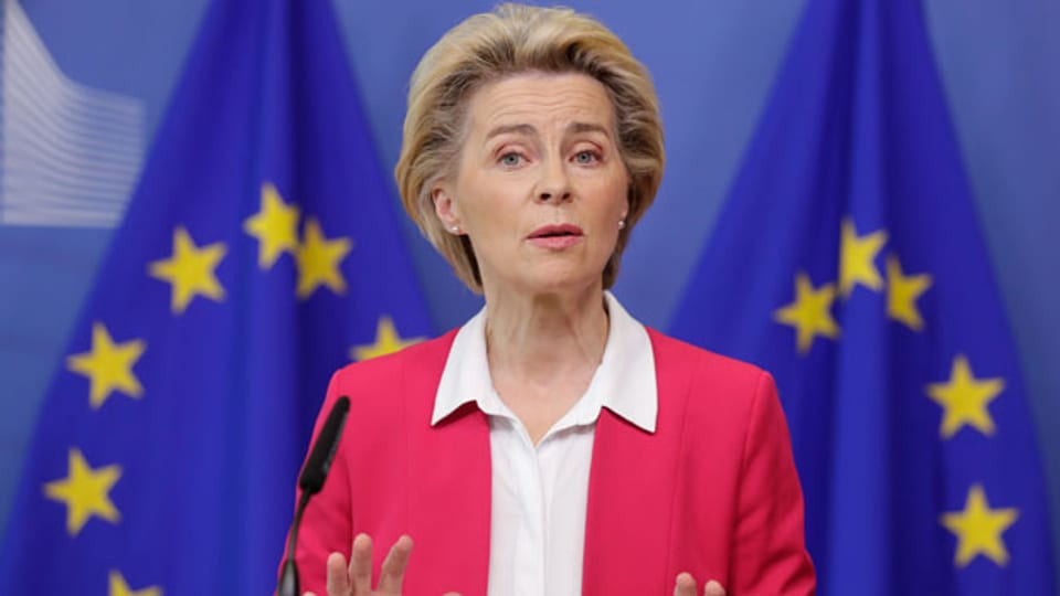 EU-Kommissionspräsidentin Ursula von der Leyen ruft zu Solidarität auf