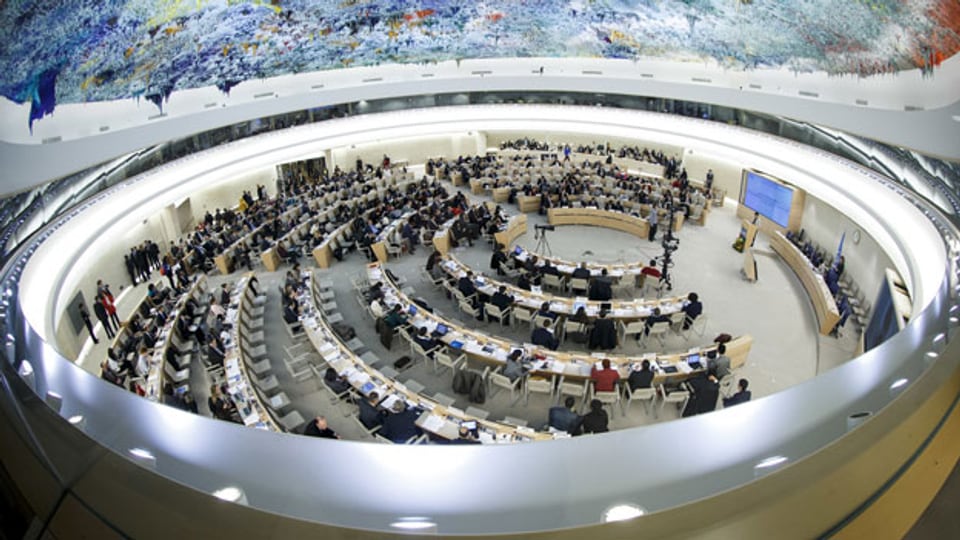 Uno-Menschenrechtsrat in Genf.