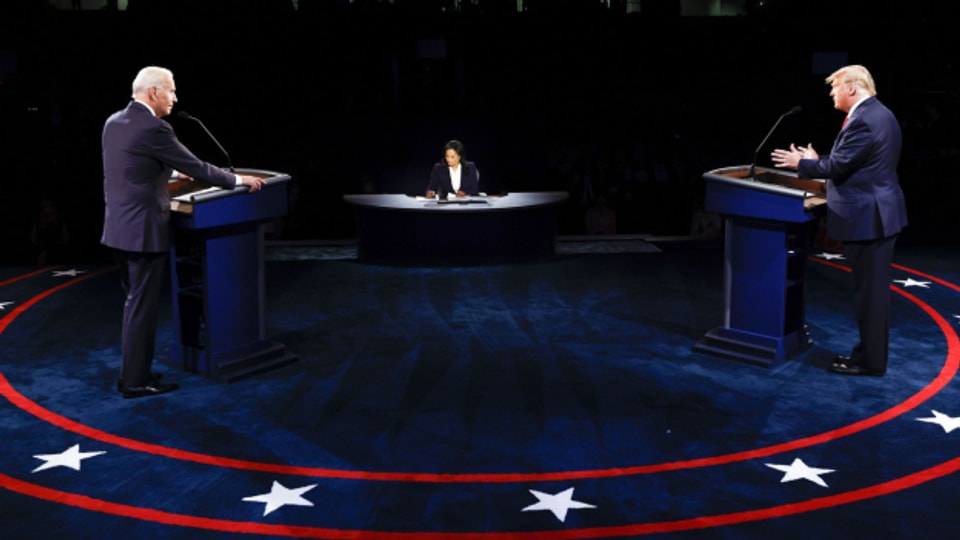 In der Nacht auf Freitag fand die letzte Fernseh-Debatte im US-Wahlkampf statt.