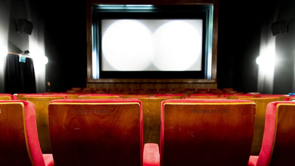 Ein leeres Kino im Juni 2020 in Morges.
