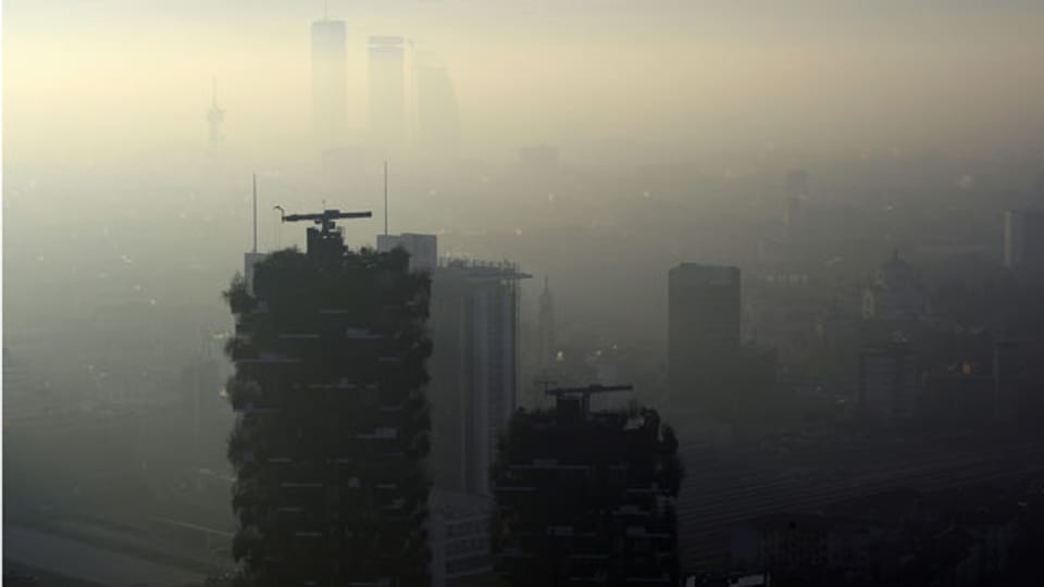 Milano im Smog.