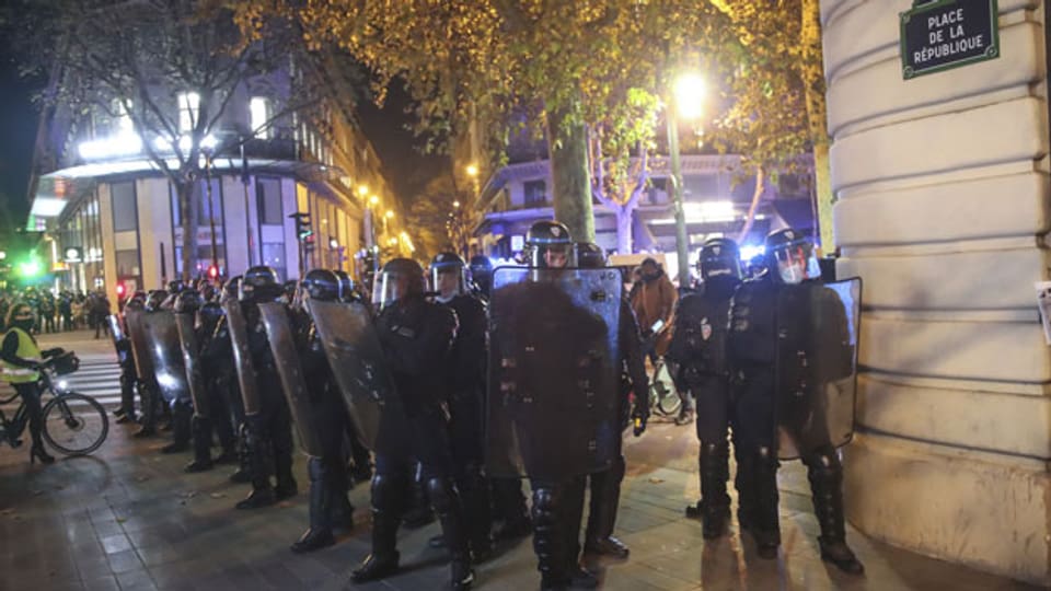 Polizisten in Frankreich.