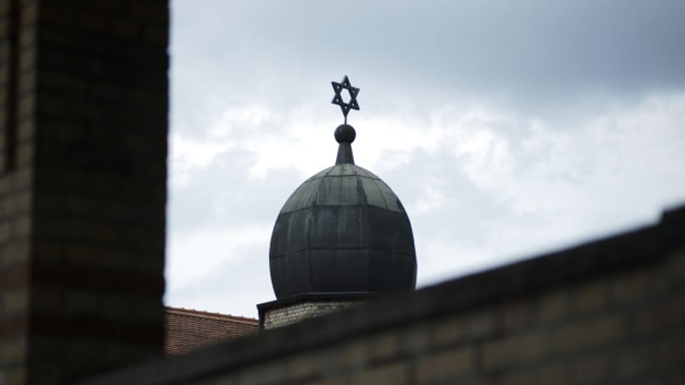 Die Synagoge in Halle, zu welcher sich der Attentäter im Oktober 2019 Zutritt verschaffen wollte.
