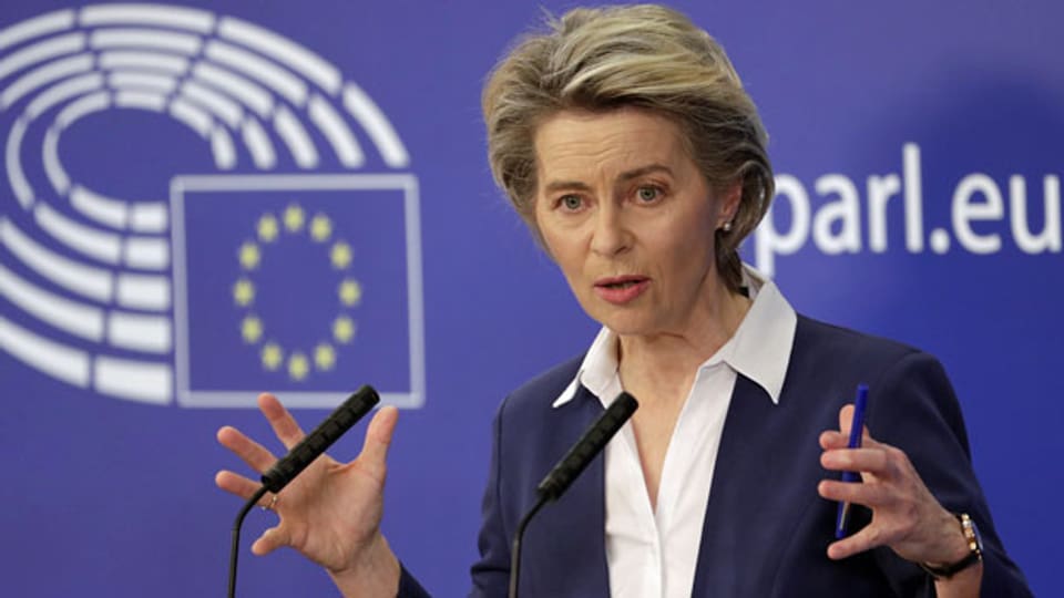 Ursula von der Leyen im EU-Parlament.