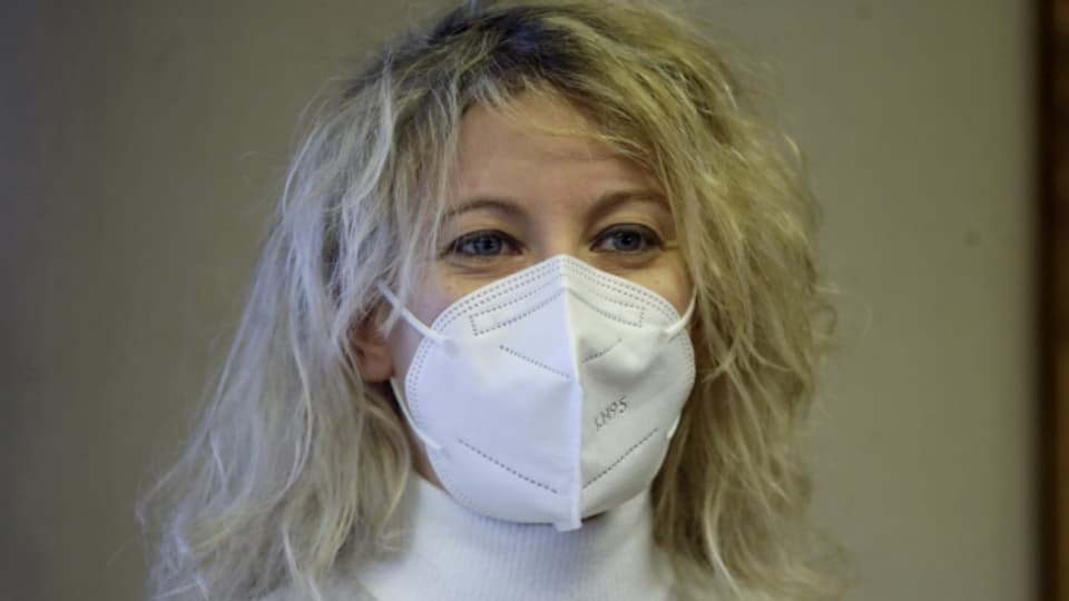Die Ärztin Annalisa Malara im Dezember 2020 in Codogno. Sie hat zu Beginn der Pandemie den ersten Patienten in Italien auf Corona testen lassen.