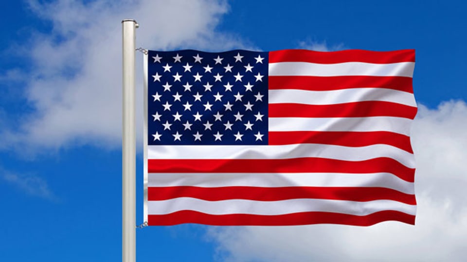 Die Fahne der USA.